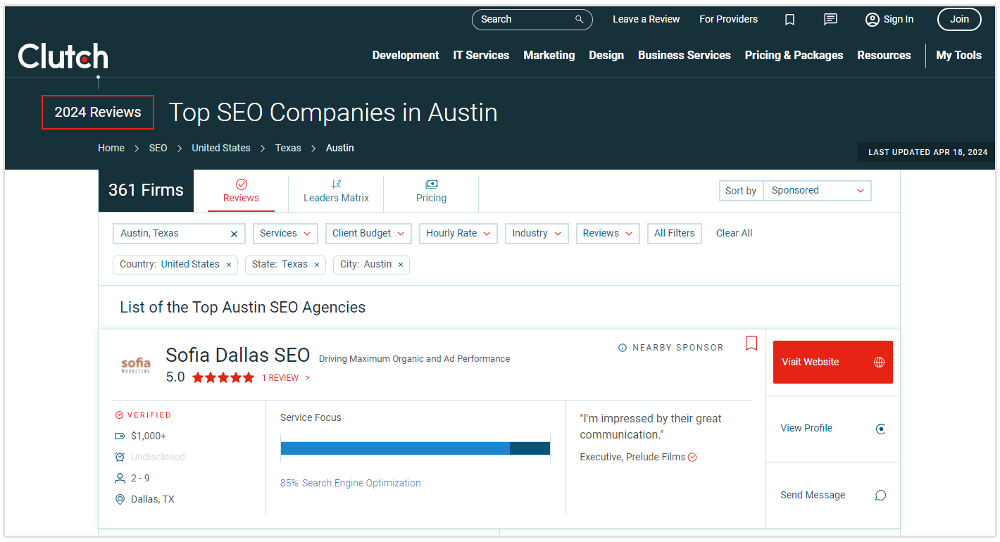 agencje SEO w Austin